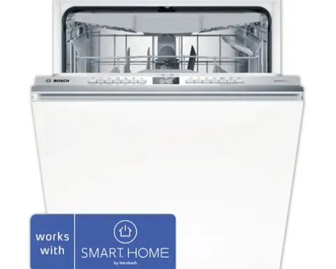 Bosch Vollintegrierter Geschirrspüler 60 cm für 14 Maßgedecke 9 l 42 dB (A) SBH4ECX28E