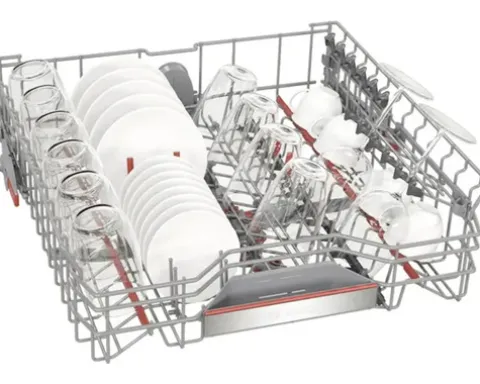 Bosch Vollintegrierter Geschirrspüler 60 cm für 14 Maßgedecke 9,5 l 42 dB (A) SBD8TCX04E
