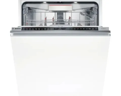 Bosch Vollintegrierter Geschirrspüler 60 cm für 14 Maßgedecke 9,5 l 42 dB (A) SBD8TCX04E
