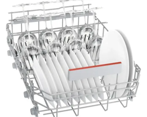 Bosch Vollintegrierter Geschirrspüler 45 cm für 10 Maßgedecke 9,5 l 44 dB (A) SPV4HMX49E