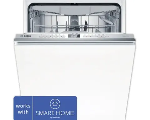 Bosch Vollintegrierter Geschirrspüler 60 cm für 14 Maßgedecke 9 l 42 dB (A) SMH4ECX28E