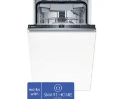 Bosch Vollintegrierter Geschirrspüler 45 cm für 10 Maßgedecke 9,5 l 46 dB (A) SPV2HMX42E