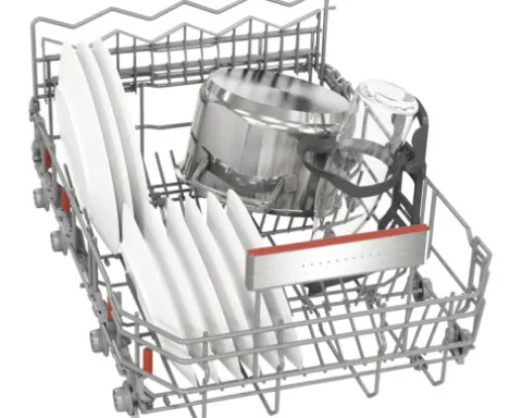 Bosch Vollintegrierter Geschirrspüler 45 cm für 10 Maßgedecke 8,7 l 44 dB (A) SPV6EMX09E