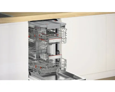 Bosch Vollintegrierter Geschirrspüler 45 cm für 10 Maßgedecke 8,7 l 44 dB (A) SPV6EMX09E