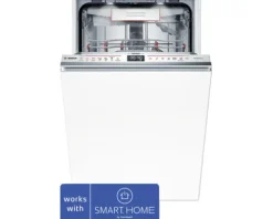 Bosch Vollintegrierter Geschirrspüler 45 cm für 10 Maßgedecke 8,9 l 42 dB (A) SPV6ZMX17E