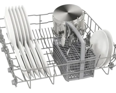 Bosch Vollintegrierter Geschirrspüler 60 cm für 13 Maßgedecke 9 l 46 dB (A) SBV2HTX08E