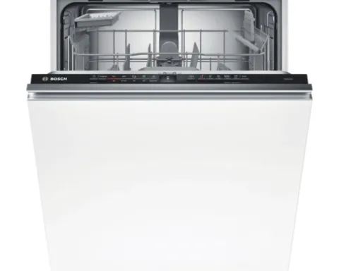 Bosch Vollintegrierter Geschirrspüler 60 cm für 13 Maßgedecke 9 l 46 dB (A) SBV2HTX08E
