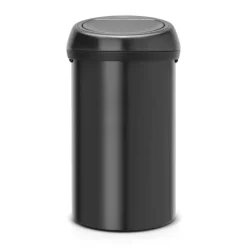 Brabantia Abfallbehälter Mit Soft Touch Öffnung 60 Liter HxBxT 71 x 40 x 40 cm Metall Matt Schwarz