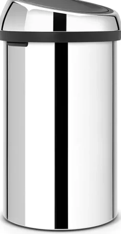 Brabantia Abfallbehälter Mit Soft Touch Öffnung 60 Liter HxBxT 71 x 40 x 40 cm Metall Edelstahl