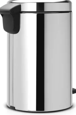 Brabantia Klassischer Tretmülleimer Mit Soft Verschluss 12 Liter HxBxT 41,1 x 25,1 x 33,8 cm Metall Edelstahl