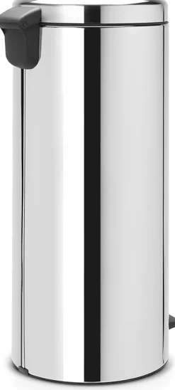 Brabantia Klassischer Tretmülleimer Mit Soft Verschluss 30 Liter HxBxT 67,9 x 29,3 x 38 cm Metall Edelstahl