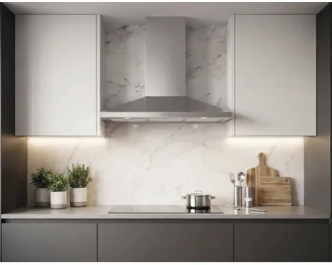CENTA Wandhaube RENO 90 IN BxT 90 x 49 cm edelstahl