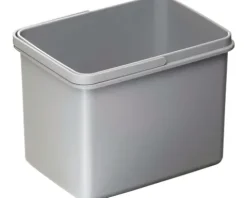 CENTA Mülleimer Cursa aus Kunststoff 12 Liter grau