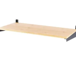 CENTA Regalboden REGULUS 600 x 280 mm bambus/schwarz