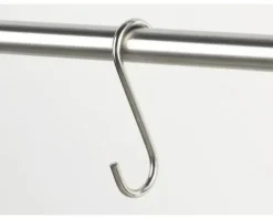 CENTA S-Haken edelstahl matt 5 Stück