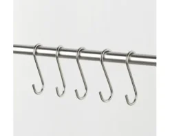 CENTA S-Haken edelstahl matt 5 Stück