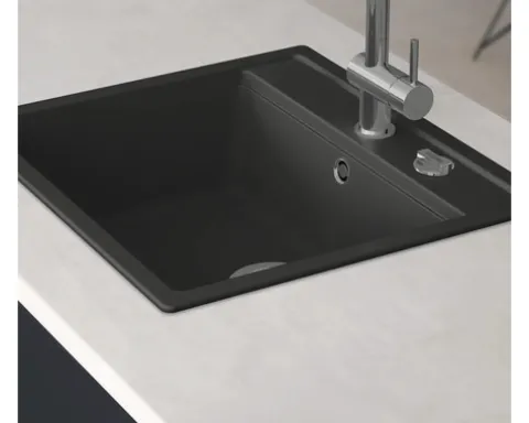 CENTA Spüle BATEN 60 570 x 510 mm schwarz BATEN 60 BL