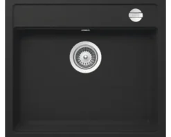 CENTA Spüle BATEN 60 570 x 510 mm schwarz BATEN 60 BL
