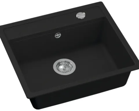 CENTA Spüle BATEN 60 570 x 510 mm schwarz BATEN 60 BL