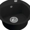 CENTA Spüle CAPELLA 45 470 x 490 mm schwarz CAPELLA 45 BL