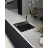 CENTA Spüle CASTULA 45 580 x 500 mm schwarz Castula 45BL
