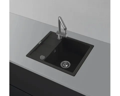 CENTA Spüle CASTULA 45 580 x 500 mm schwarz Castula 45BL