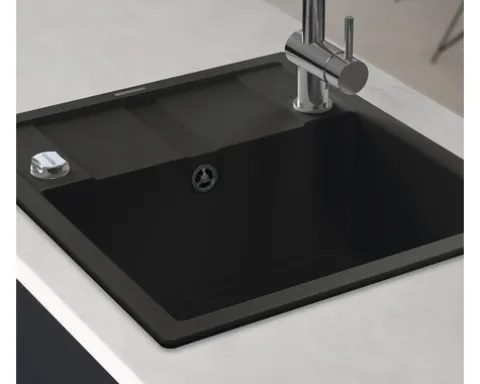 CENTA Spüle CASTULA 45 580 x 500 mm schwarz Castula 45BL