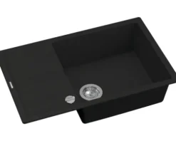 CENTA Spüle FELIS 60 780 x 500 mm schwarz FELIS 60 BL