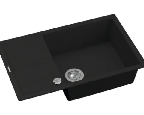 CENTA Spüle FELIS 60 780 x 500 mm schwarz FELIS 60 BL