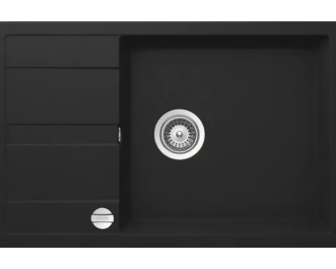CENTA Spüle FELIS 60 780 x 500 mm schwarz FELIS 60 BL