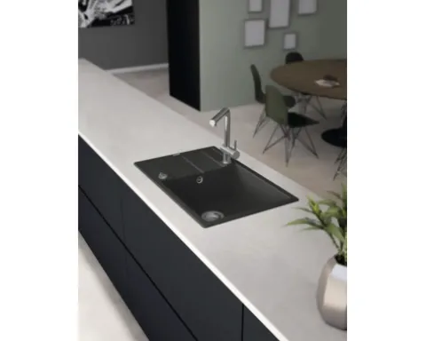 CENTA Spüle FELIS 60 780 x 500 mm schwarz FELIS 60 BL