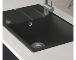 CENTA Spüle FELIS 60 780 x 500 mm schwarz FELIS 60 BL