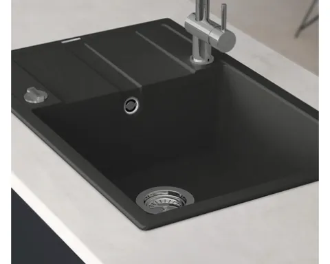 CENTA Spüle FELIS 60 780 x 500 mm schwarz FELIS 60 BL