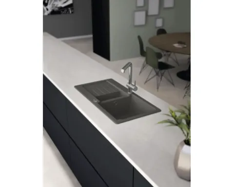 CENTA Spüle MERGA 60 860 x 435 mm asphalt dunkelgrau MERGA 60 DG