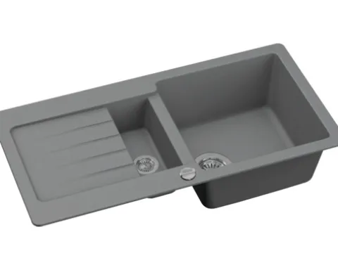 CENTA Spüle MERGA 60 860 x 435 mm grau MERGA 60 LG