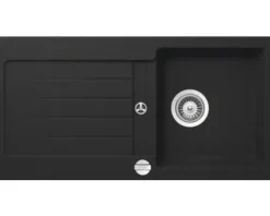 CENTA Spüle NAOS 45 860 x 435 mm schwarz NAOS 45 BL
