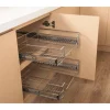 CENTA Teleskop Schublade für 50er Schrank chrom