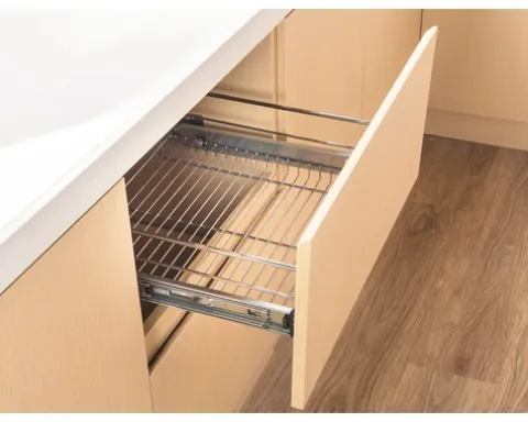 CENTA Teleskop Schublade für 50er Schrank chrom