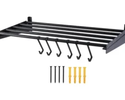 CENTA Wandregal REGULUS 600 x 280 mm schwarz matt