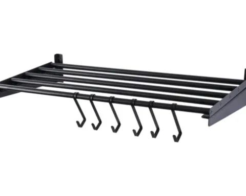 CENTA Wandregal REGULUS 600 x 280 mm schwarz matt
