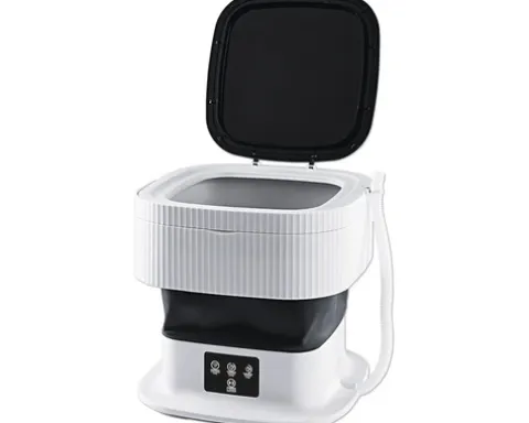 CLEANmaxx Mini-Waschmaschine faltbar Fassungsvermögen 1 kg 260 U/min
