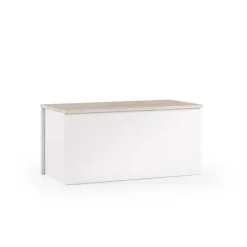 90cm breite Aufbewahrungstruhe mit Sitzbank