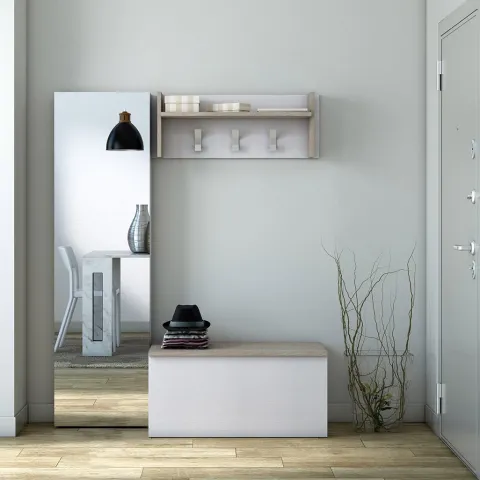 90cm breite Aufbewahrungstruhe mit Sitzbank