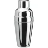 Cocktail shaker 3tlg. - Edelstahl mit Eisrückhalter - 500 ml.