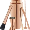 Cocktails set - 8-teiliges in einer Geschenkbox, Barkeeper Set, Kupfer Optik für professionelle Cocktails