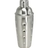 Cocktail shaker 3tlg. - Edelstahl mit Sieb - 700 ml.
