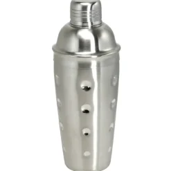 Cocktail shaker 3tlg. - Edelstahl mit Sieb - 700 ml.