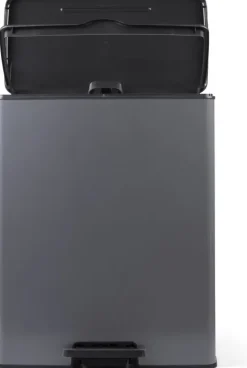 Curver Deco Bin Mülleimer - 65L- mit Pedal - cool grey