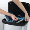 Curver Deco Bin Treteimer - 50L - Silber Metallic