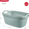 Curver Knit Wäschekorb 40l - 2 Stück
